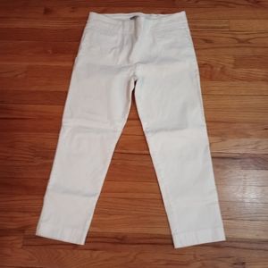 White dress pull on pants